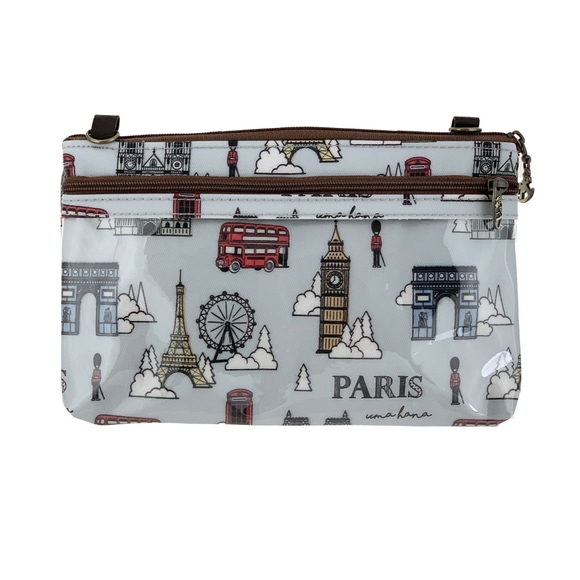 Waterproof London Paris Crossbody Shoulder Phone Purse - Picture 2 of 10